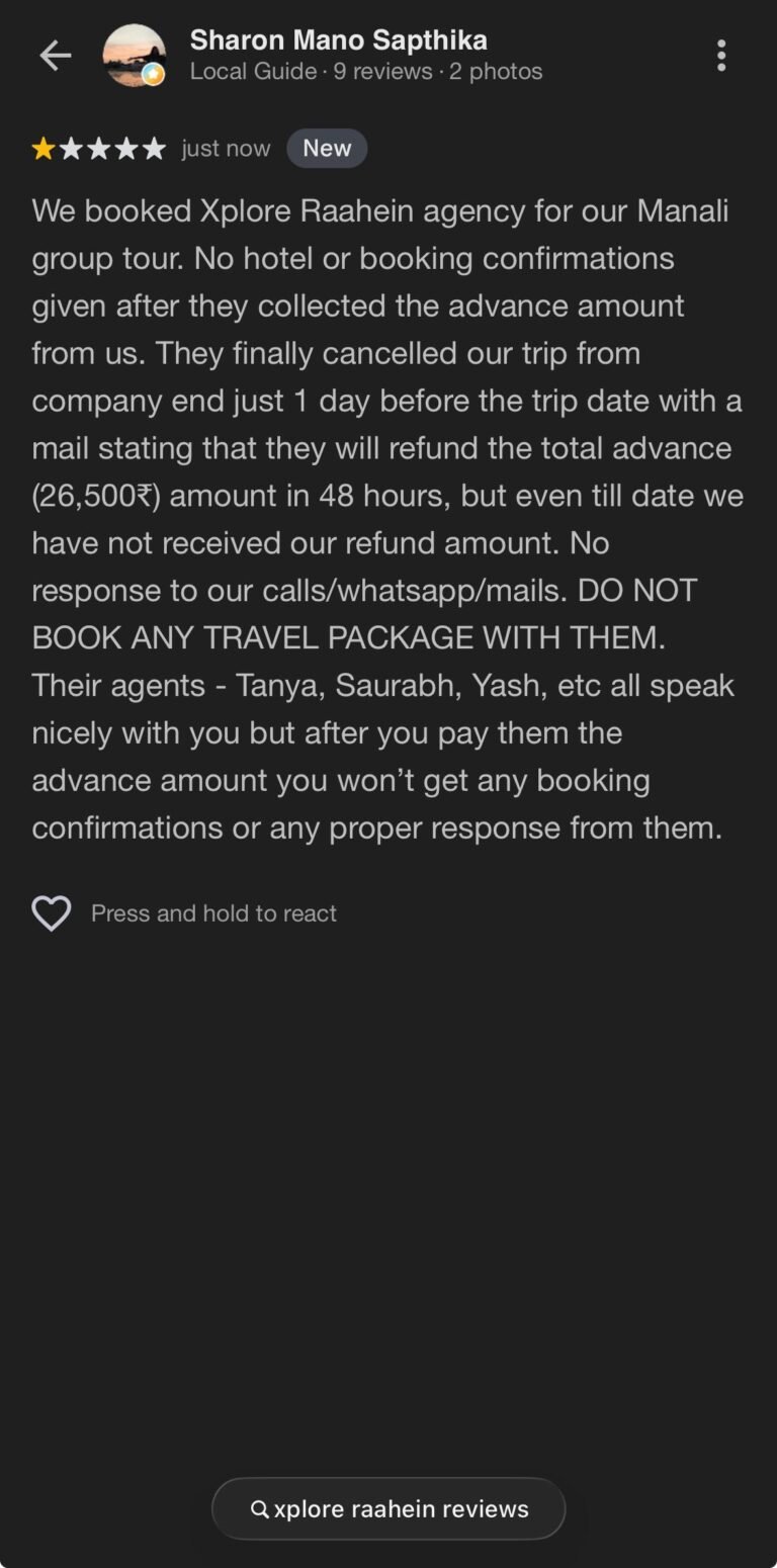 Xplore Raahein customer experience review